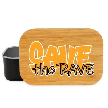 save the rave - Lunch Box - black - Front