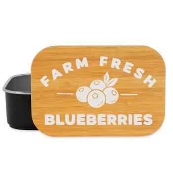 Farm Fresh Blueberries - Lunch Box - Schwarz - Vorne