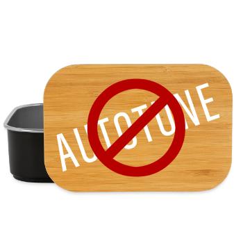No Autotune - Lunch Box - black - Front