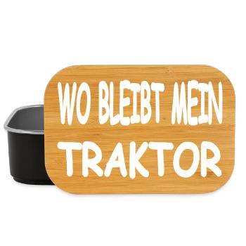 Traktor - Lunch Box - Schwarz - Vorne