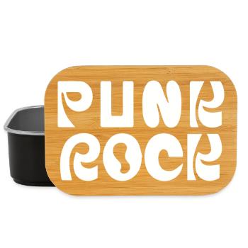 Punk Rock Mutig Retro Typ - Lunch Box - Schwarz - Vorne