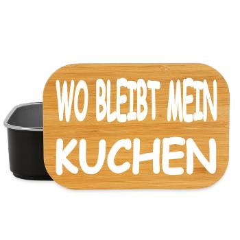 Kuchen - Lunch Box - Schwarz - Vorne
