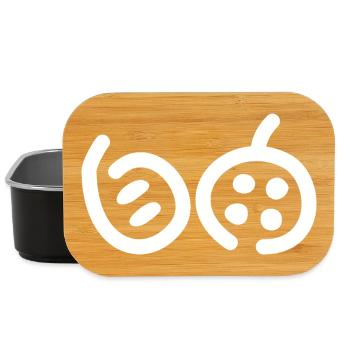 Japanese for 'freedom' – White - Lunch Box - black - Front