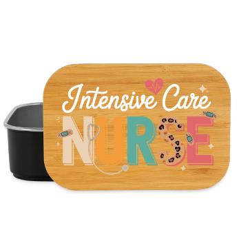 Intensive Care Nurse Colorful - Lunch Box - black - Front