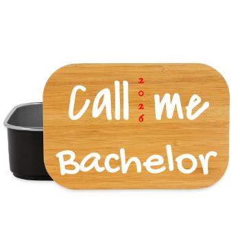 Bachelor 2026 Abschluss Promotion Sponsion - Lunch Box - Schwarz - Vorne