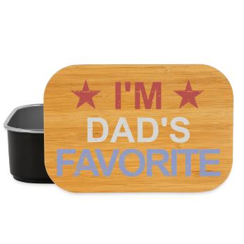 Lieblingskind Ich bin Papas Liebling Papas Lieblin - Lunch Box - Schwarz - Vorne