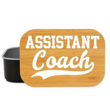 Assistant Coach Sports Team Role - Lunch Box - black - Front