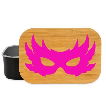 Venezianische Maske - Lunch Box - Schwarz - Vorne