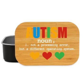Autism Definition - Lunch Box - black - Front