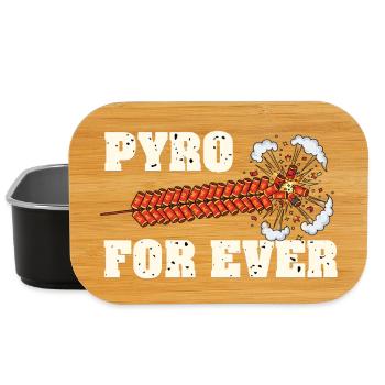 Pyro For Ever Böllerkette - Lunch Box - Schwarz - Vorne
