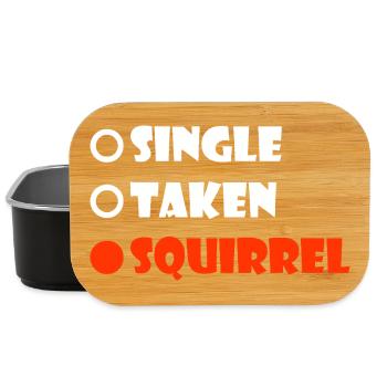 Single Taken Squirrel - Lunch Box - black - Front