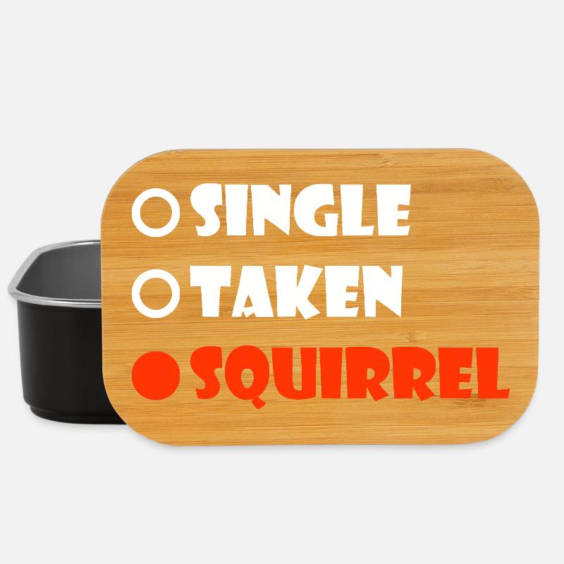 Single Taken Squirrel - Lunch Box - black