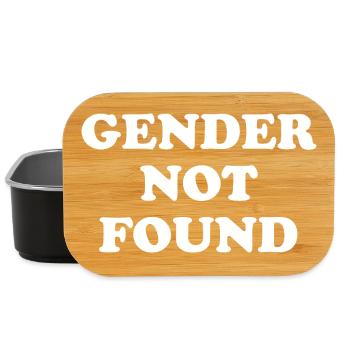 Gender Not Found - Lunch Box - Schwarz - Vorne