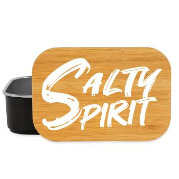 Salty Spirit Funny Sarcastic Quote Sarcasm Humor - Boîte à goûter - noir - Devant