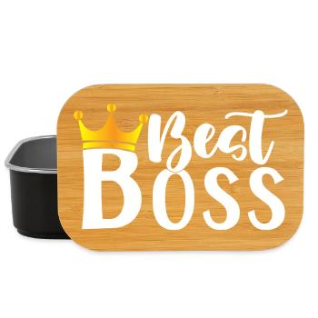 La meilleure meilleure manager de tous les temps CEO Femme - Boîte à goûter - noir - Devant