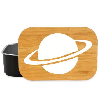 Space Astronaut Gift - Lunch Box - black - Front