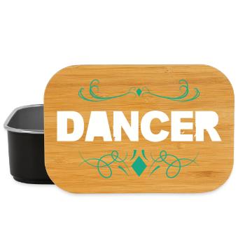 Danseur : Forte faute de frappe avec des ornements - Boîte à goûter - noir - Devant