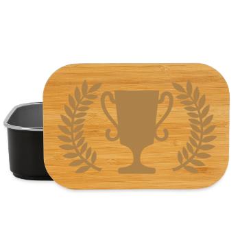 Pokal - Lunch Box - Schwarz - Vorne
