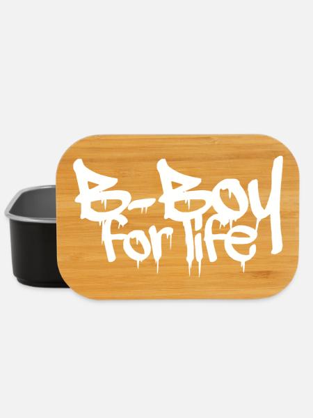 bboy lifestyle graffiti breakdance crew Symbol - Lunch Box - Schwarz
