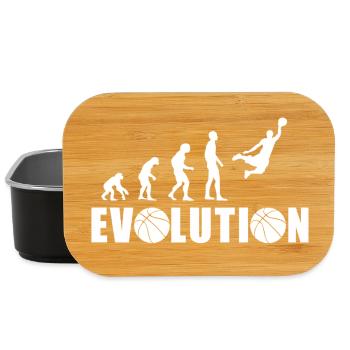 EVOLUTION BASKET Geschenk Basketball - Lunch Box - Schwarz - Vorne
