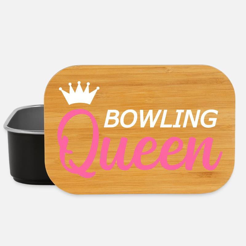 Bowling Kegeln - Lunch Box - Schwarz