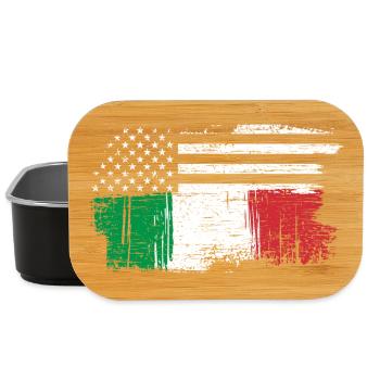 Sterne und Tricolore-Fusion - Lunch Box - Schwarz - Vorne