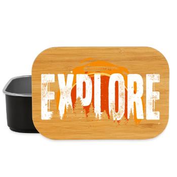 Entdecken Sie Forest Sunrise - Lunch Box - Schwarz - Vorne