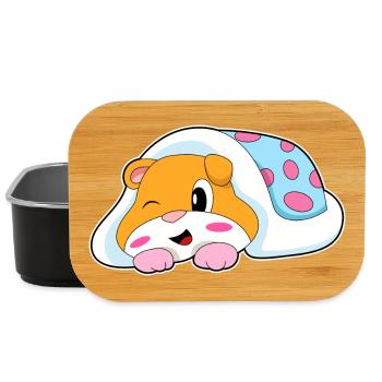 Hamster Sleeping Blanket - Lunch Box - black - Front