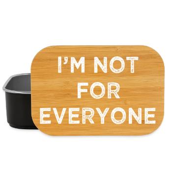 Mutiges Affirmation T-Shirt Design - Lunch Box - Schwarz - Vorne