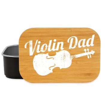 Violinist Father - Lunch Box - black - Front