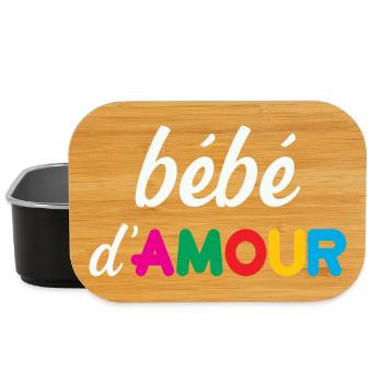 bébé d'Amour - Boîte à goûter - noir - Devant
