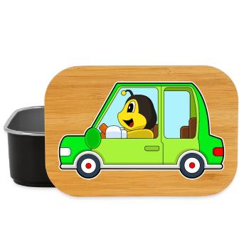 Biene Auto - Lunch Box - Schwarz - Vorne