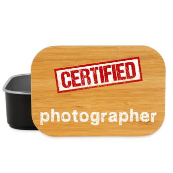 Photographer - Lunch Box - black - Front