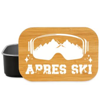 Après Ski, Ski Goggles - Boîte à goûter - noir - Devant