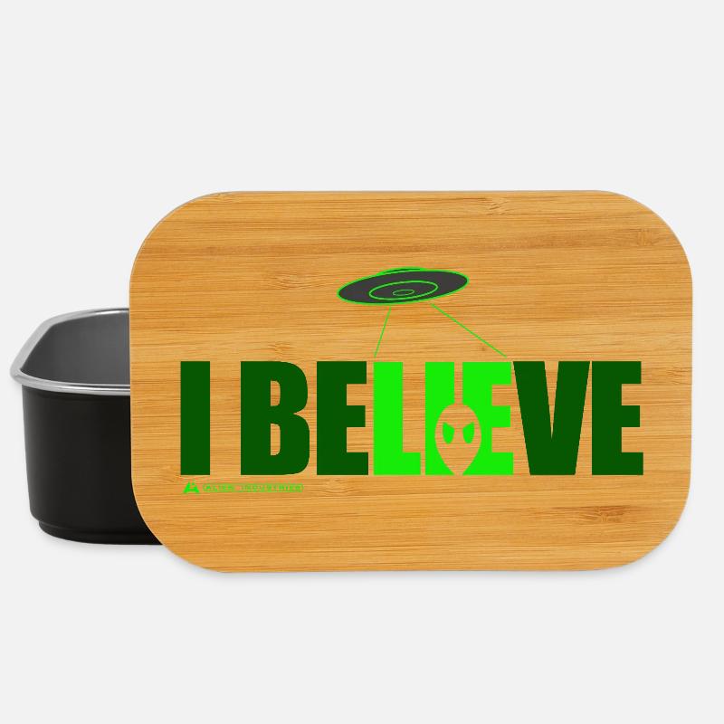 i believe - Lunch Box - black