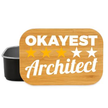 Average Architect - Lunch Box - black - Front