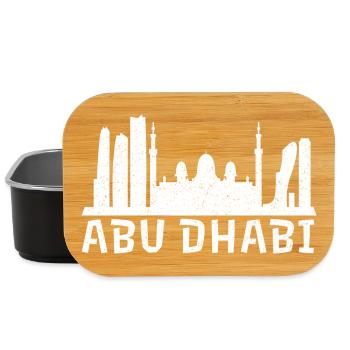 Abu Dhabi Skyline Vibes - Lunch Box - Schwarz - Vorne