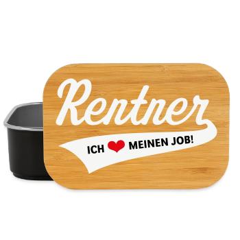 Rentner – Ich Liebe Meinen Job! (Ruhestand / 3C) - Lunch Box - Schwarz - Vorne