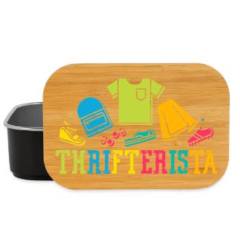 Thrift Shopper Thrifterista Thrift Store - Lunch Box - Schwarz - Vorne
