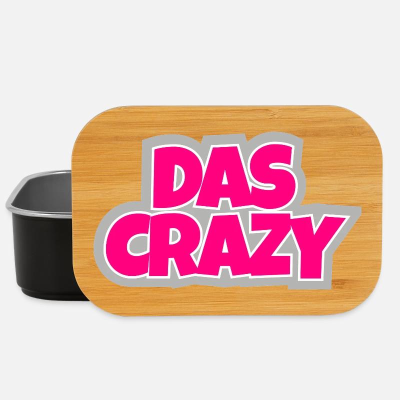 The Crazy - crazy, eye-catching and simply funny - Lunch Box - black