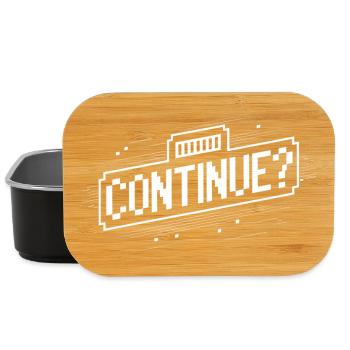Continuer l’écran d’accueil de Pixel Retro Gamer - Boîte à goûter - noir - Devant