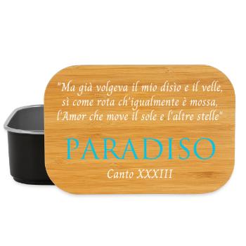 Paradise Canto XXXIII Divine Commedy - Lunch Box - black - Front