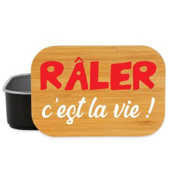 Râler c'est la vie ! Humour Drôle Blague - Boîte à goûter - noir - Devant