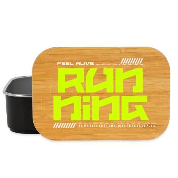 Feel Alive Running Neon - Lunch Box - Schwarz - Vorne