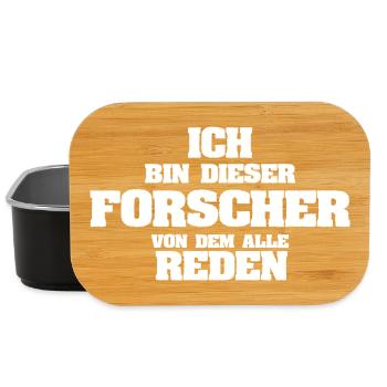 Profession Researcher - Lunch Box - black - Front