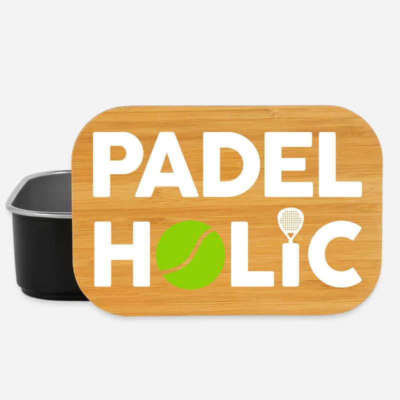 Lustiges Padel - PadelHolic - Lunch Box - Schwarz