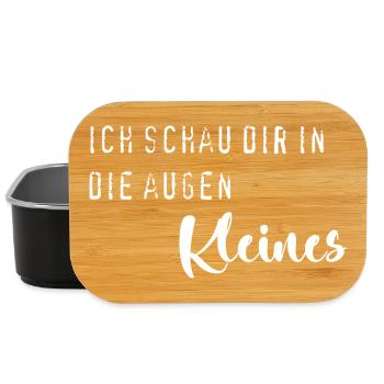 Schau dir in die Augen - Lunch Box - Schwarz - Vorne
