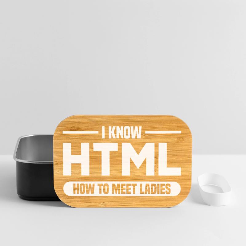 HTML Humor Code Programmer Saying Lunch Box