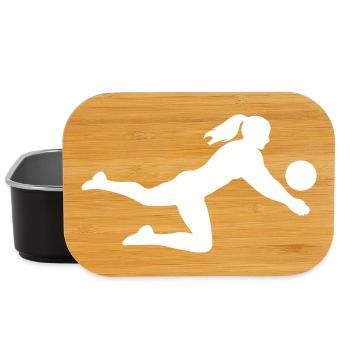Volleyball player silhouette - Lunch Box - black - Front