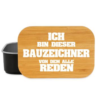 Gift for draftsman - Lunch Box - black - Front